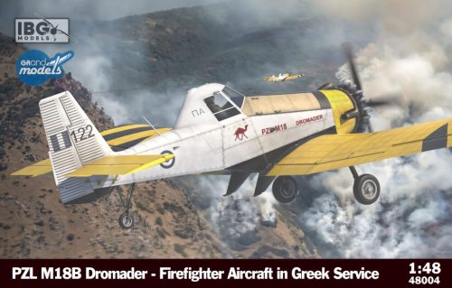 IBG Models 48004 PZL M18 Dromader - Firefighter Aircraft in Greek Service (1/48) repülőgép makett