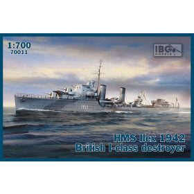   IBG Models 70011 HMS Ilex 1942 British I-class destroyer (1/700) hajó makett