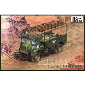   IBG Models 72005 Bedford QLR 4x4 Fire Tender (1/72) harcjármű makett