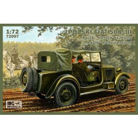   IBG Models 72007 Polski Fiat 508/III Lazik -early version (1/72) harcjármű makett