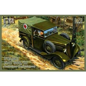   IBG Models 72010 Polski Fiat 508/III ambulance (1/72) harcjármű makett
