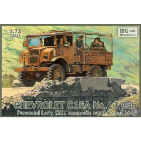   IBG Models 72013 Chevrolet C15A No.13 Cab Personnel (1/72) harcjármű makett