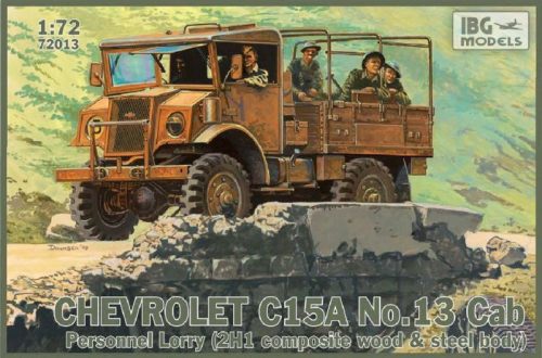 IBG Models 72013 Chevrolet  C15A No.13 Cab Personnel (1/72)