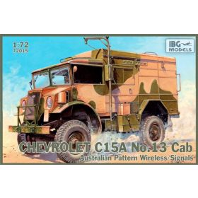   IBG Models 72015 Chevrolet C15A No.13 Cab Wireless (1/72) harcjármű makett
