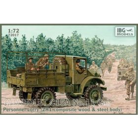   IBG Models 72017 Chevrolet C15A No.11 Cab Personnel (1/72) harcjármű makett