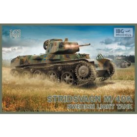   IBG Models 72035 Stridsvagn M/40 K Swedish Light Tank (1/72) harckocsi makett