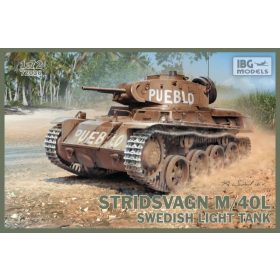   IBG Models 72036 Stridsvagn M/40 L Swedish Light Tank (1/72) harckocsi makett