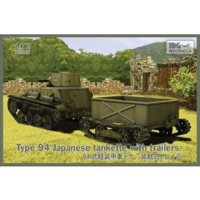   IBG Models 72045 Type 94 Japanese tankette with 2trailers (1/72) harckocsi makett