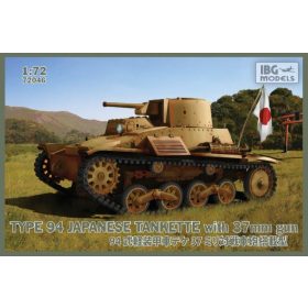   IBG Models 72046 Type 94 Japanese tankette with 37mm gun (1/72) harckocsi makett