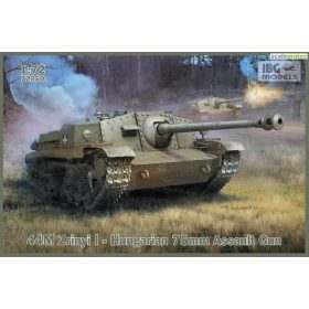   IBG Models 72050 Hungarian 44M Zrinyi I 75mm Assault gun 1/72 harckocsi makett