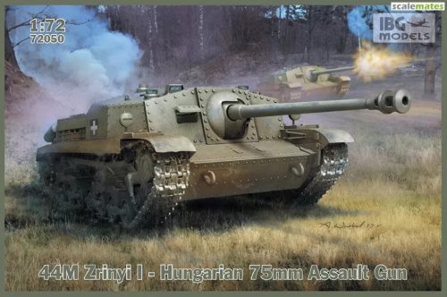 IBG Models 72050 Hungarian 44M Zrinyi I 75mm Assault gun 1/72 harckocsi makett