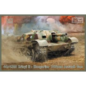   IBG Models 72051 Hungarian 40/43M Zrinyi II 105mm Assault gun 1/72 harcjármű makett