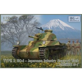   IBG Models 72056 Type 2 Ho-I Japanese Medium Tank (1/72) harckocsi makett