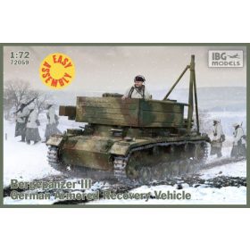 IBG Models 72059 Bergepanzer III (1/72) harckocsi makett