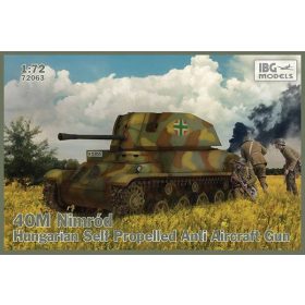   IBG Models 72063 Hungarian 40M Nimród Self-Propelled Anti-Aircraft Gun 1/72 harcjármű makett