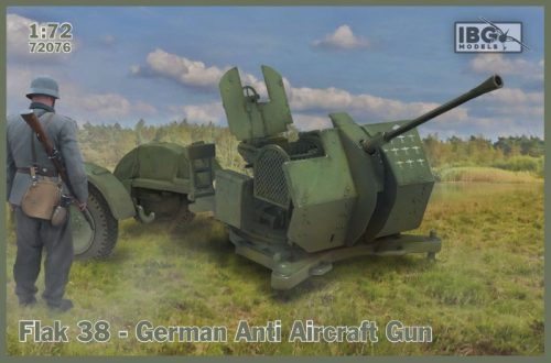 IBG Models 72076 Flak 38 German AA gun ( 2 in box ) (1/72)