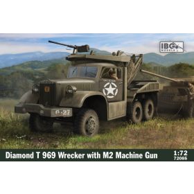   IBG Models 72085 Diamond T 969 Wrecker with M2 Machinegun (1/72) harcjármű makett
