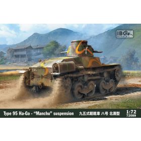   IBG Models 72089 Type 95 Ha-Go Japanese Light Tank Manchu (1/72) harckocsi makett
