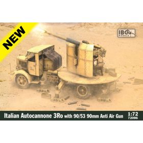   IBG Models 72096 3Ro Italian Autocannone 90/53 (1/72) harcjármű makett