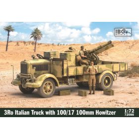   IBG Models 72098 3Ro Italian Truck with 100/17 Howitzer (1/72) harcjármű makett