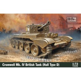   IBG Models 72103 Cromwell Mk.IV British Tank Hull type D (1/72) harckocsi makett