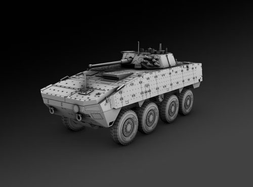 IBG Models 72136 KTO Rosomak w/ Rafael Additional Armor (1/72) harcjármű makett