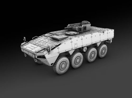 IBG Models 72138 KTO Rosomak w/ OSS-M turret (1/72) harcjármű makett