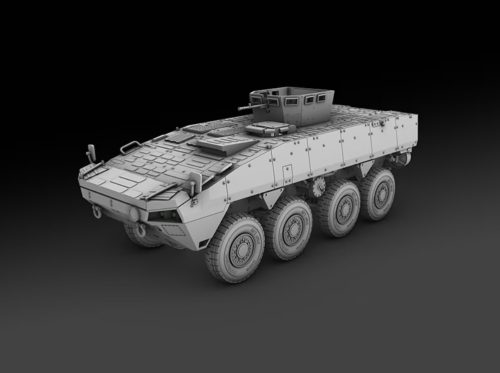 IBG Models 72139 KTO Rosomak w/ OSS-D turret (1/72) harcjármű makett