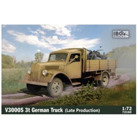   IBG Models 72150 German V3000S 3t truck late production (1/72) harcjármű makett