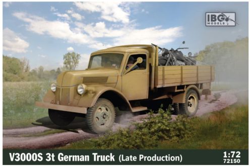 IBG Models 72150 German V3000S 3t truck late production (1/72) harcjármű makett