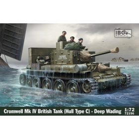   IBG Models 72156 Cromwell Mk. IV British Tank (Hull type C) - deep Wading (1/72) harckocsi makett