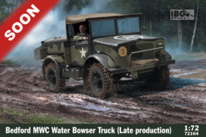 IBG Models 72164 Bedford MWC Water Bowser Truck (Late Production) (1/72) harcjármű makett