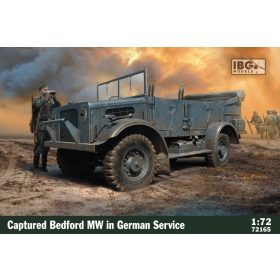   IBG Models 72165 Captured Bedford MW in German Service (1/72) harcjármű makett