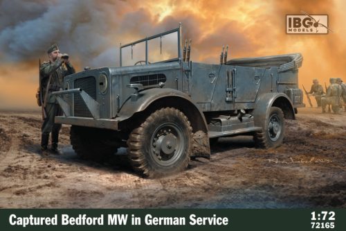 IBG Models 72165 Captured Bedford MW in German Service (1/72) harcjármű makett