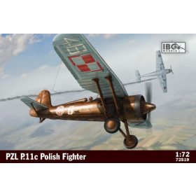   IBG Models 72519 PZL P.11c Polish Fighter Plane (1/72) repülőgép makett