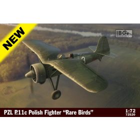 IBG Models 72520 P11c Rare Birds (1/72) repülőgép makett