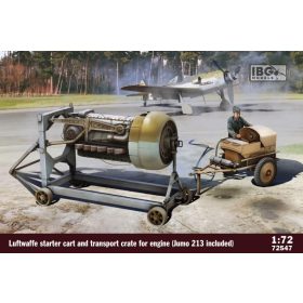   IBG Models 72547 Luftwaffe starter car andtransport crate (1/72) harcjármű makett