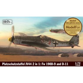  IBG Models 72548 2IN1 Platzschutzstaffel JV44, Focke-Wulf Fw 190D-9 and D-11 (1/72) repülőgép makett
