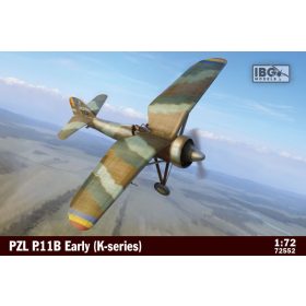   IBG Models 72552 PZL P11B K-series (1/72) repülőgép makett