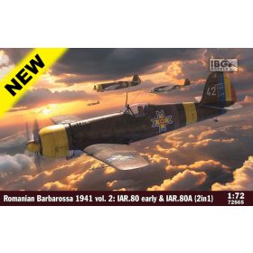   IBG Models 72565 Romanian Barbarossa 1941 vol. 2: I.A.R.80 Early & I.A.R. 80A (2in1) (1/72) repülőgép makett