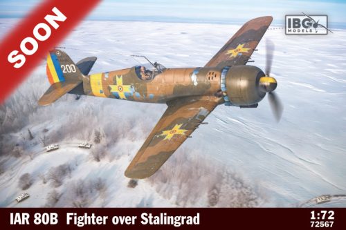 IBG Models 72567 Romanian IAR.80B R Fighters Over Stalingrad 1942 (1/72) repülőgép makett