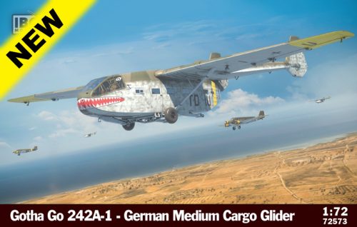 IBG Models 72573 Gotha Go 242A-1 German Medium Transport Glider (1/72) repülőgép makett