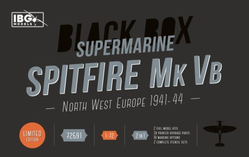 IBG Models 72591 Supermarine Spitfire Mk Vb - North West Europe 1941-44 - Black Box Limited Edition (1/72) repülőgép makett