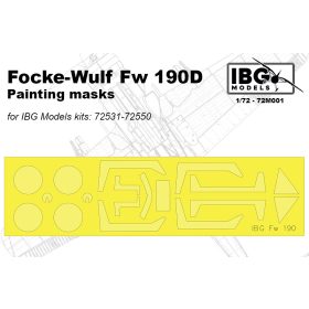   IBG Models 72M001 Fw-190D Painting Masks set (1/72) maszkolósablon készlet
