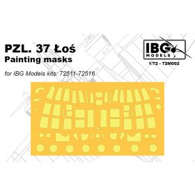   IBG Models 72M002 PZL 37 Łoś Painting Masks (1/72) maszkolósablon készlet