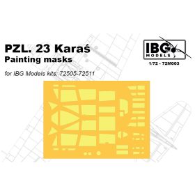   IBG Models 72M003 PZL 23 Karaś Painting Masks (1/72) maszkolósablon készlet