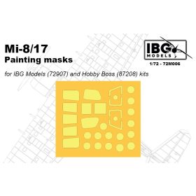   IBG Models 72M006 Mi-17 Painting Masks (IBG Models,HobbyBoss) (1/72) maszkolósablon készlet