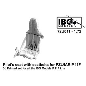   IBG Models 72U011 Pilot's seats with belts PZL/IAR P11F (1/72) feljavító makett készlet