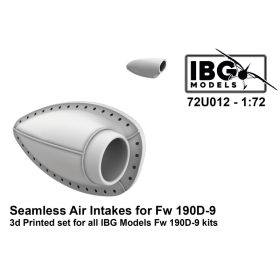  IBG Models 72U012 Seamless Air Intakes for Fw190D-9 (1/72) feljavító makett készlet