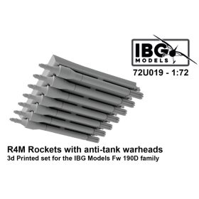   IBG Models 72U019 German R4M Rockets with Anti-Tank Warheads (1/72) feljavító makett készlet